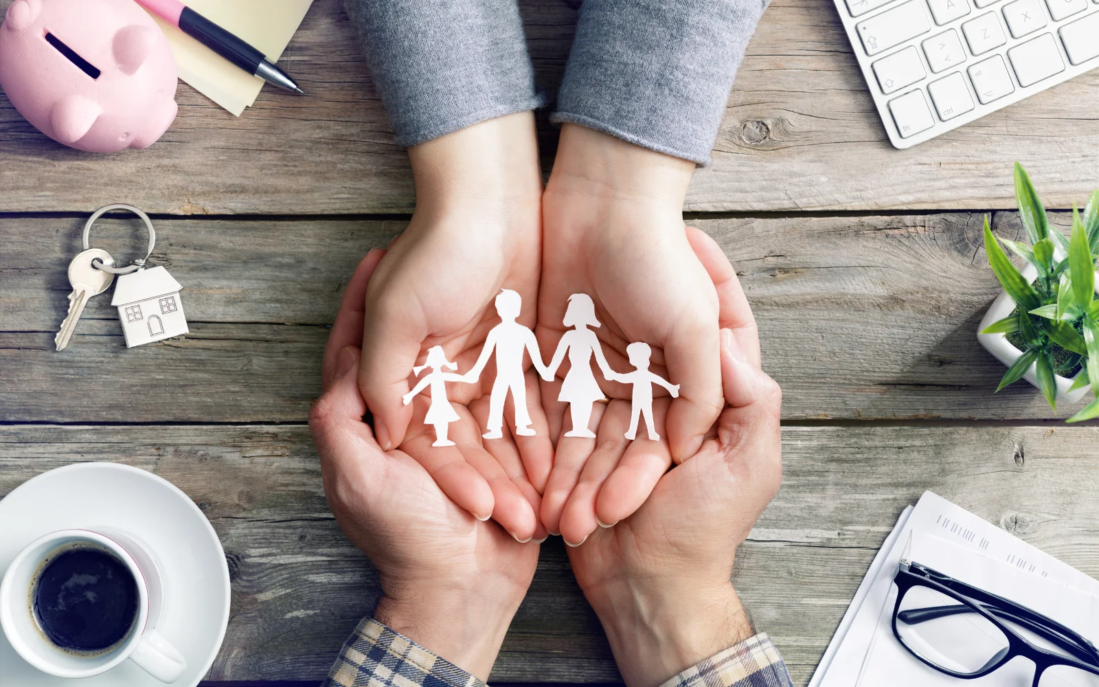 Family and care planning illustration